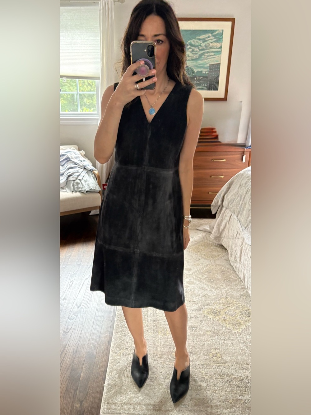 Vince Goat Suede Dress size 8